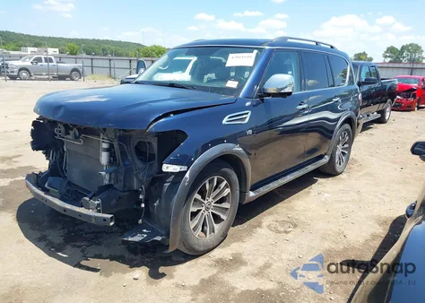 2020 Nissan Armada Sl 4Wd из США, поврежденный, VIN JN8AY2NC8L9615055